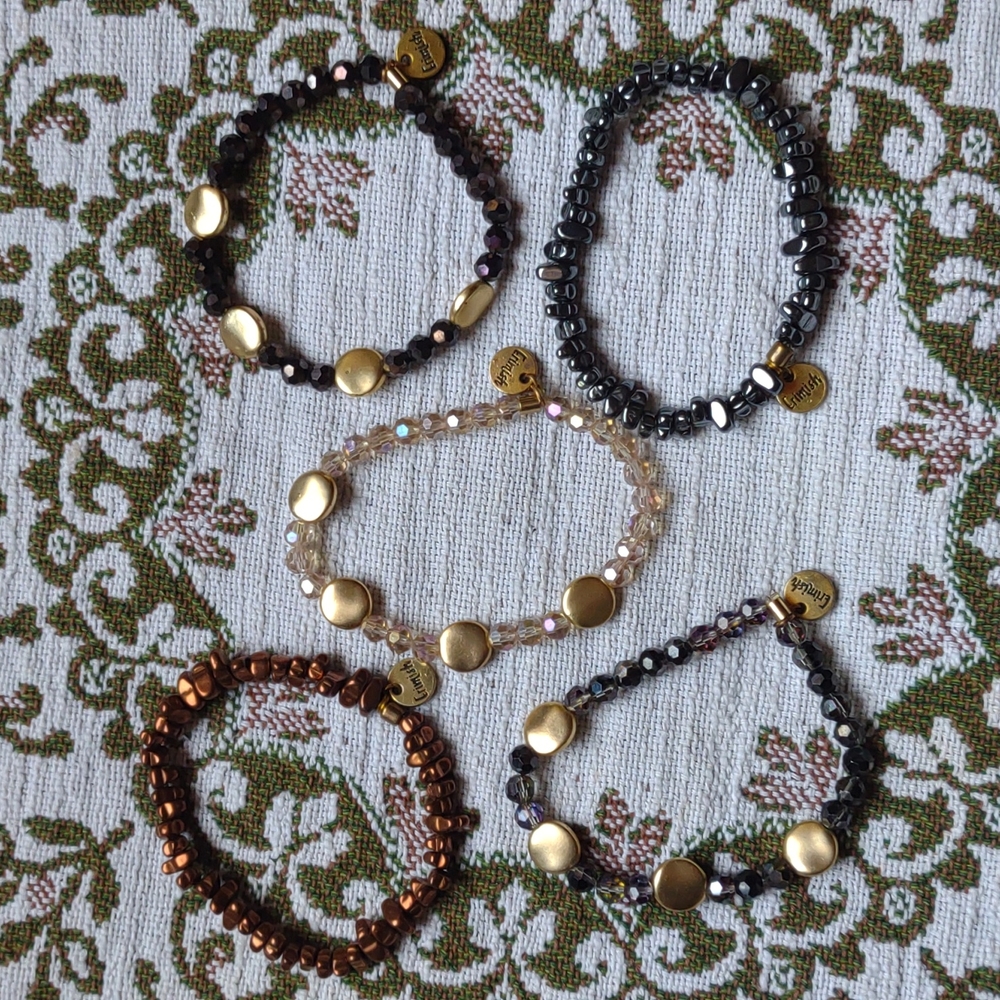 Erimish Stretchable Beads Bracelets Set of 5